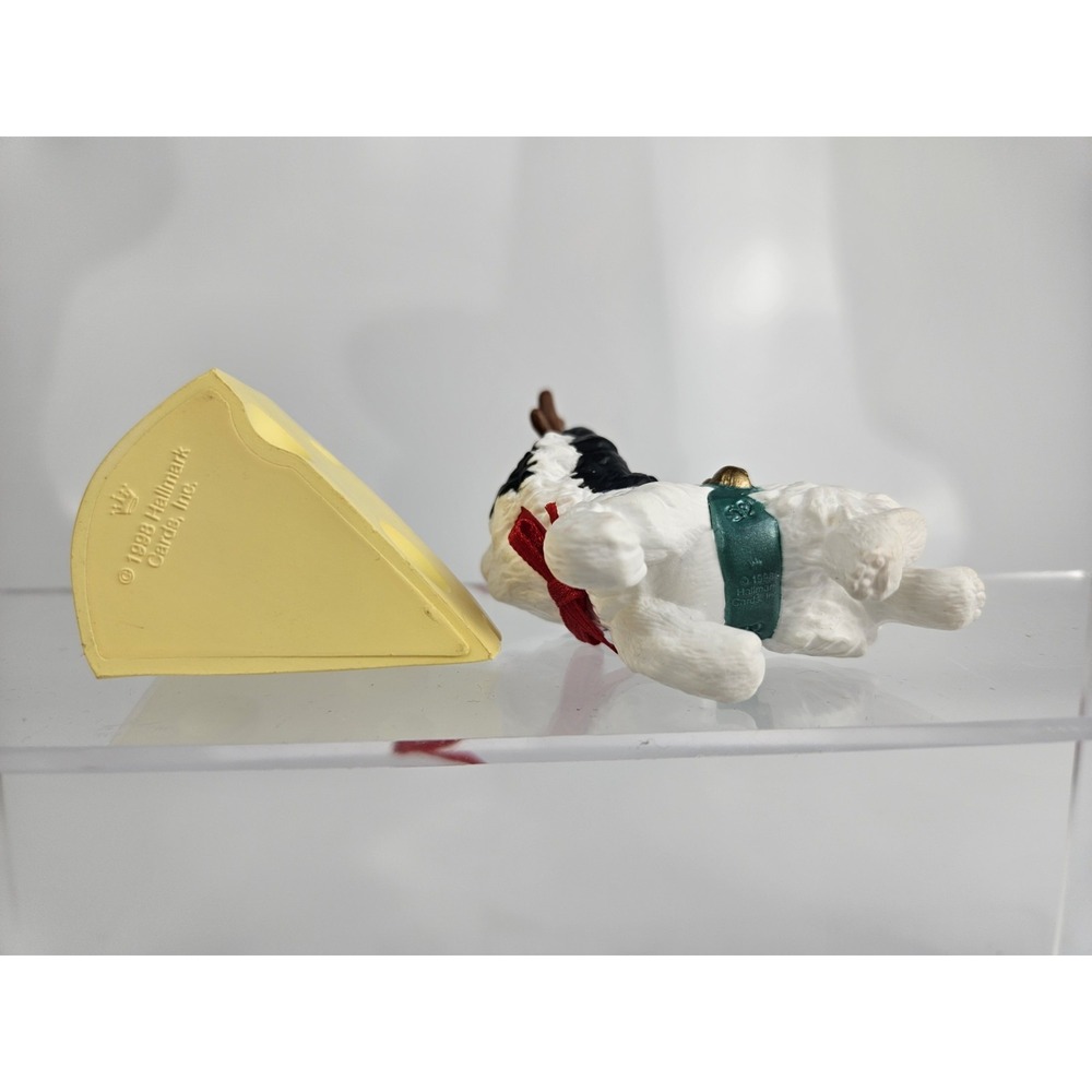 Set Of 2 Hallmark 1998 Keepsake Ornaments In Boxes Animal Kitty Deer Mouse Golf - Picture 8 of 12